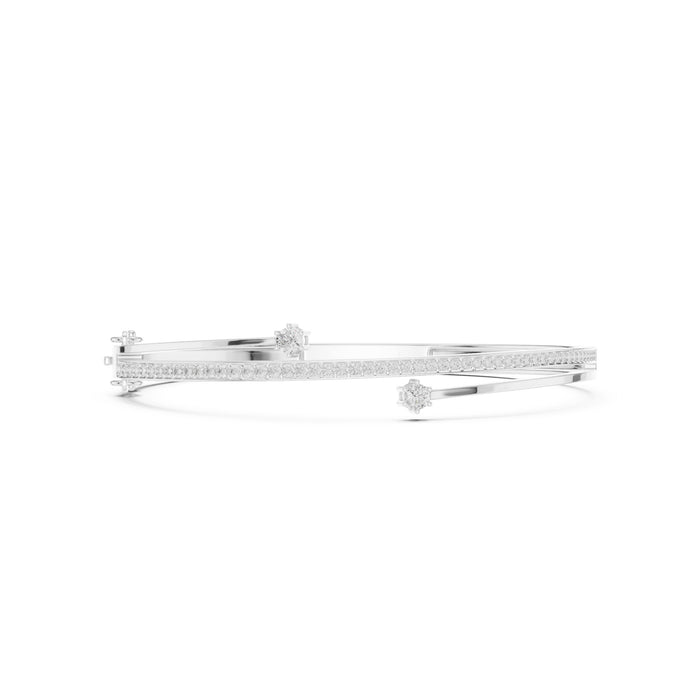 Round Bangle Lab Grown Diamond Bracelet