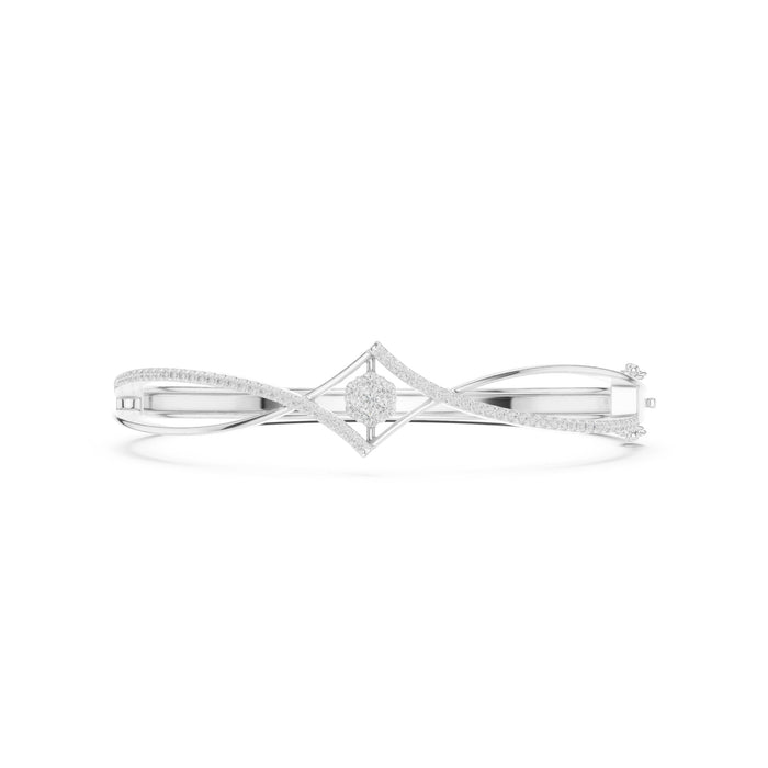 Round Bangle Lab Grown Diamond Bracelet