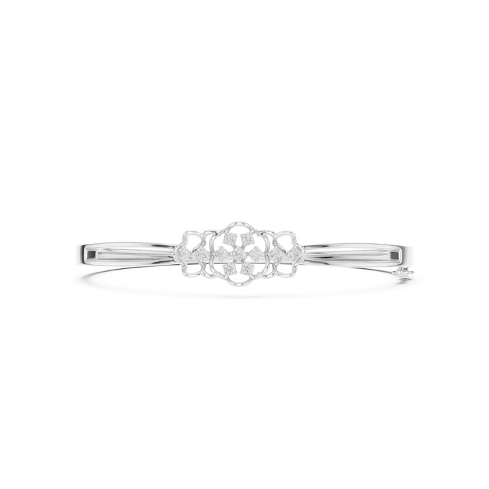 Pear Bangle Lab Grown Diamond Bracelet