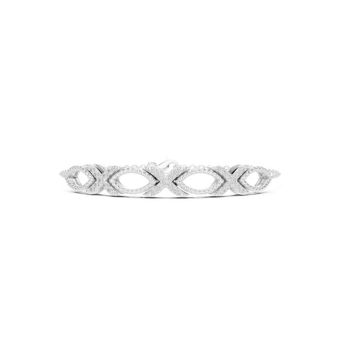 Marquise Tennis Lab Grown Diamond Bracelet