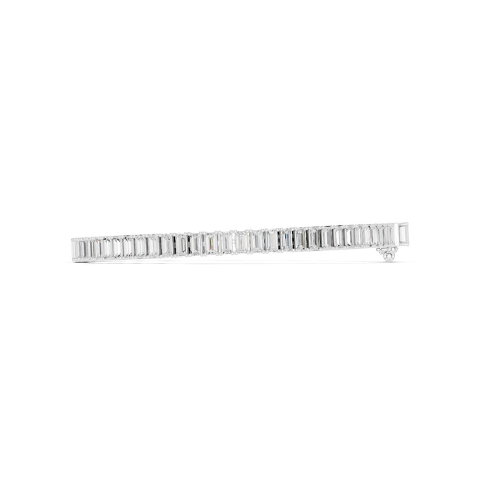 Men's Emerald Tennis Lab Grown Diamond Bracelet