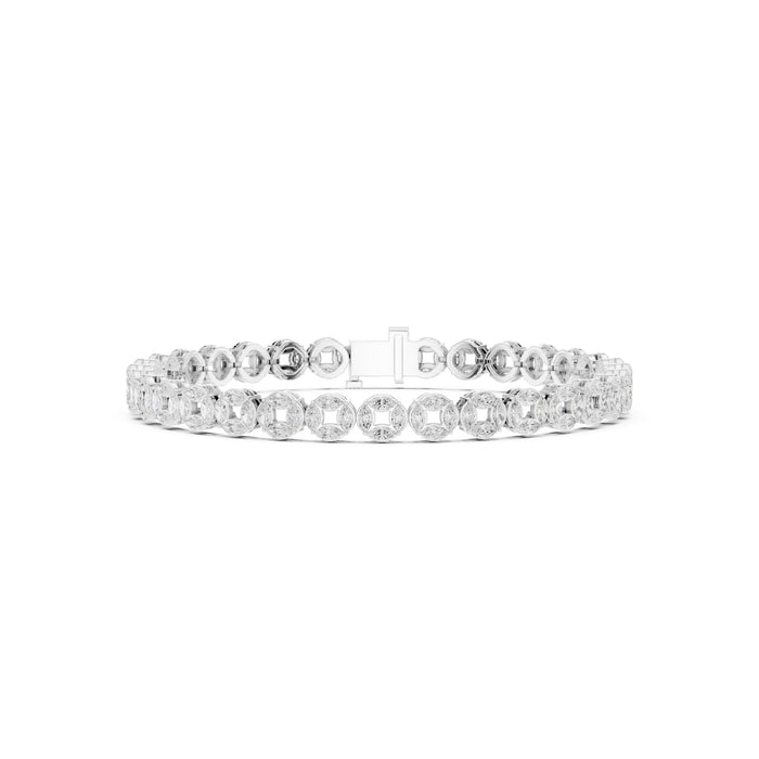 Men's Round Tennis Lab Grown Diamond Bracelet