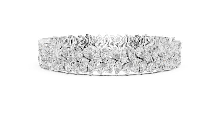 Marquise Tennis Lab Grown Diamond Bracelet