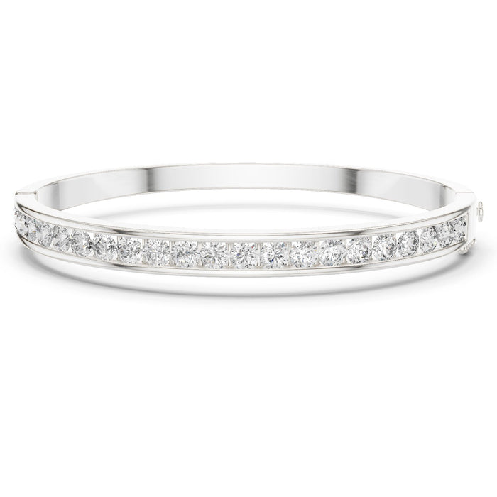 Round Bangle Lab Grown Diamond Bracelet