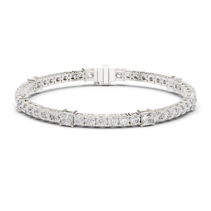 Round Tennis Lab Grown Diamond Bracelet