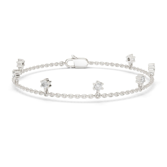 Emerald Station Lab Grown Diamond Bracelet