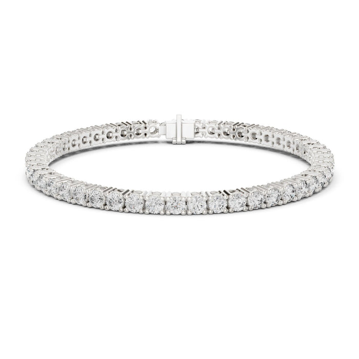 Round Tennis Lab Grown Diamond Bracelet