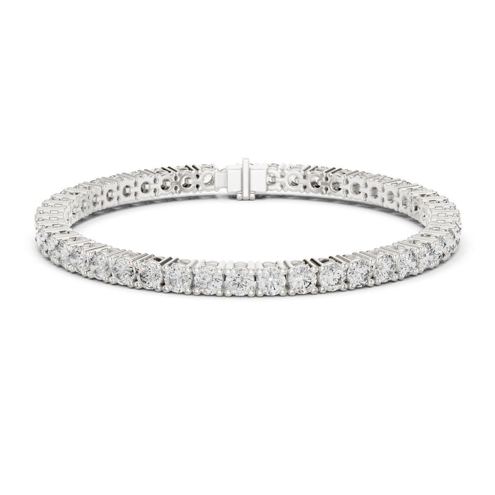 Round Tennis Lab Grown Diamond Bracelet