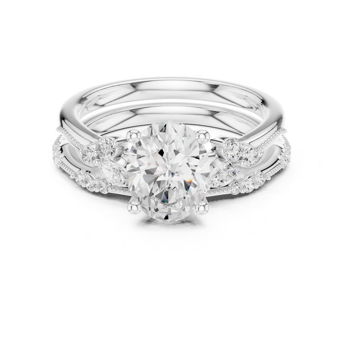 Cushion Lab Grown Diamond Split-Shank Engagement Ring
