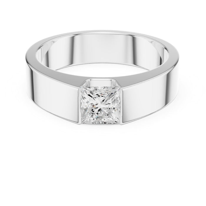 Princess Lab Grown Diamond Solitaire Engagement Ring