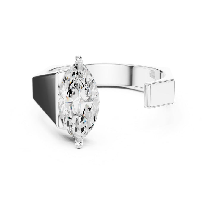 Marquise Lab Grown Diamond Solitaire Engagement Ring