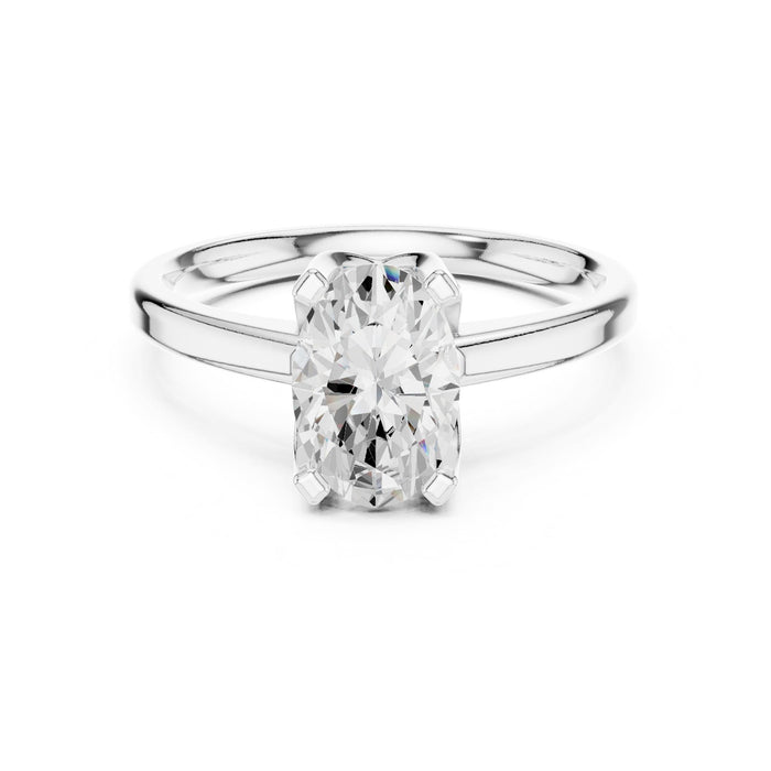 Oval Lab Grown Diamond Solitaire Engagement Ring