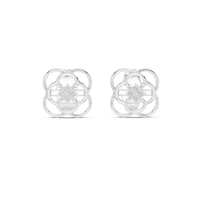 Round Stud Lab Grown Diamond Earrings