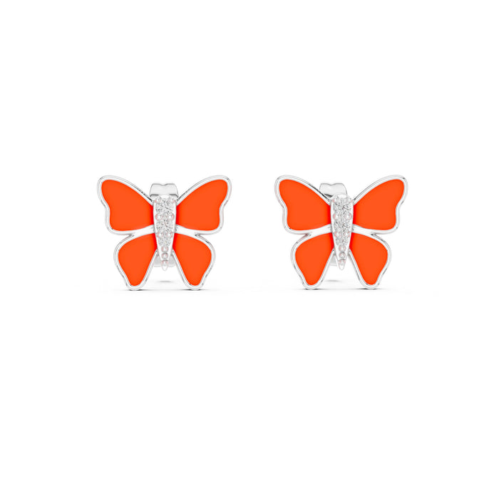 Round Stud Lab Grown Diamond Earrings