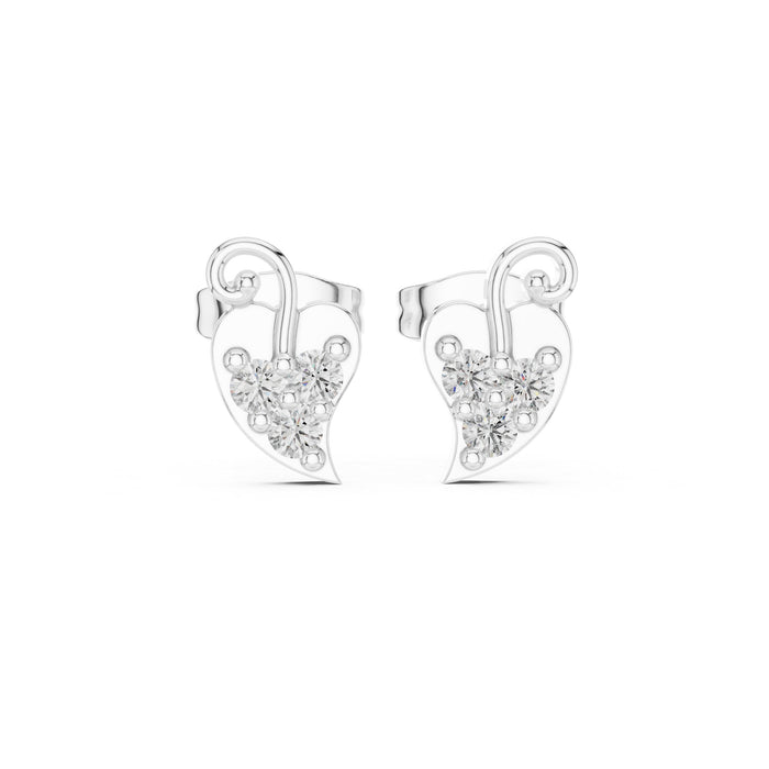 Round Climber Lab Grown Diamond Earrings