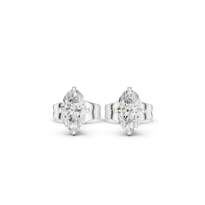 Pear Stud Lab Grown Diamond Earrings