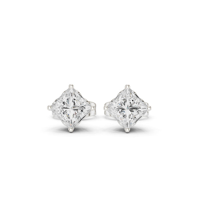 Princess Stud Lab Grown Diamond Earrings