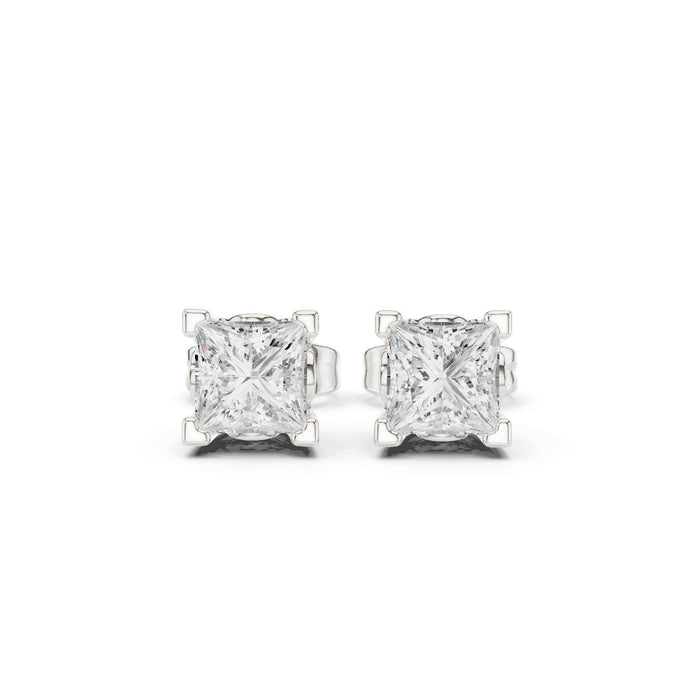 Princess Stud Lab Grown Diamond Earrings