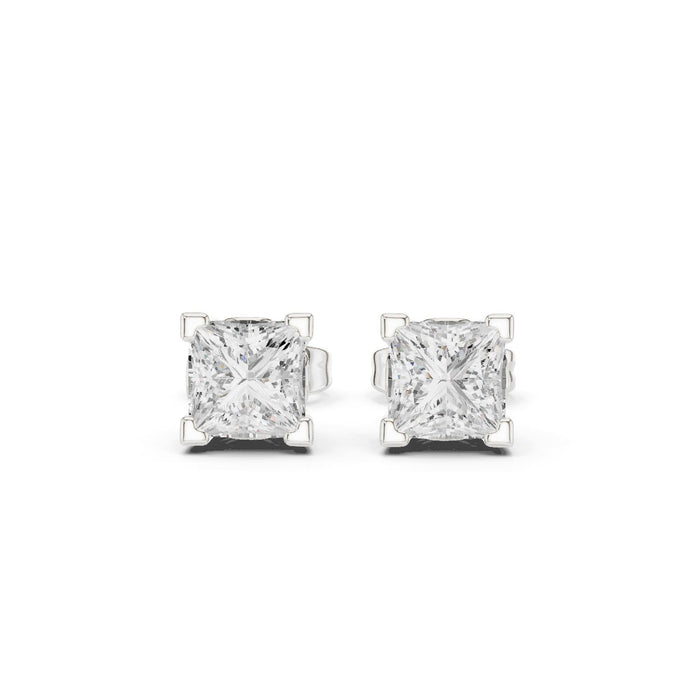 Princess Stud Lab Grown Diamond Earrings