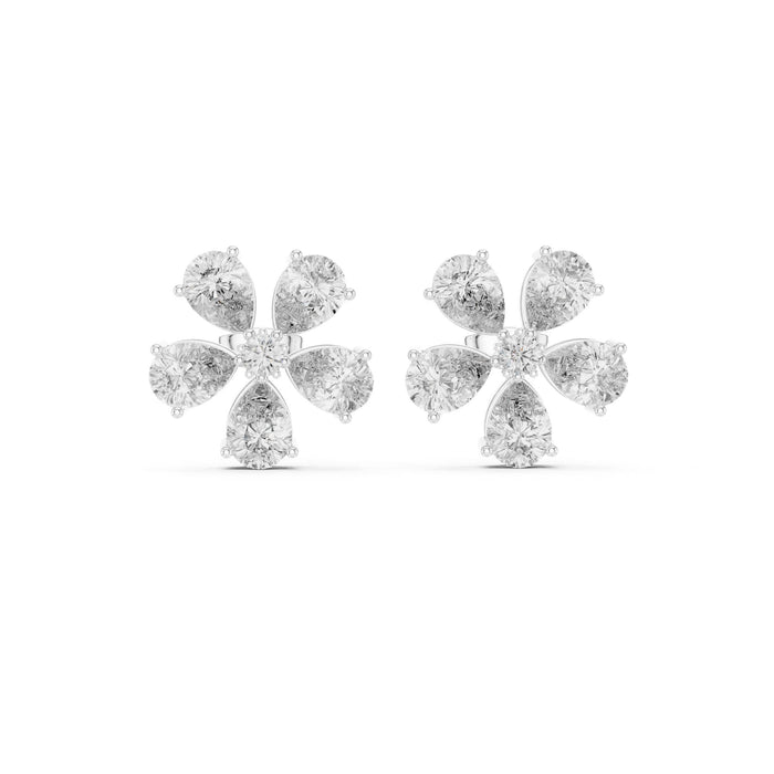 Pear Stud Lab Grown Diamond Earrings