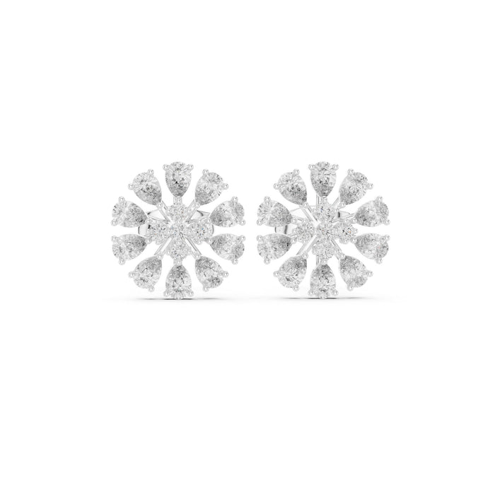 Pear Stud Lab Grown Diamond Earrings