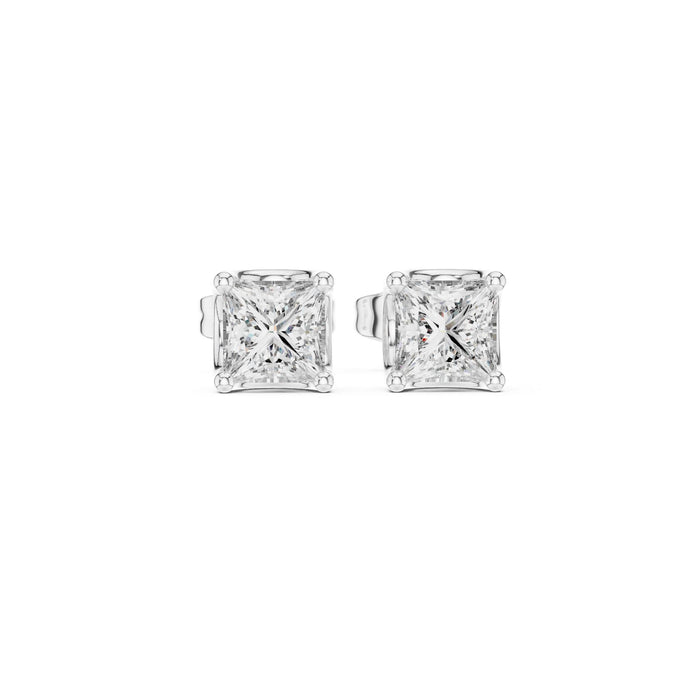 Princess Stud Lab Grown Diamond Earrings