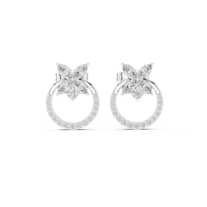 Marquise Dangle Lab Grown Diamond Earrings