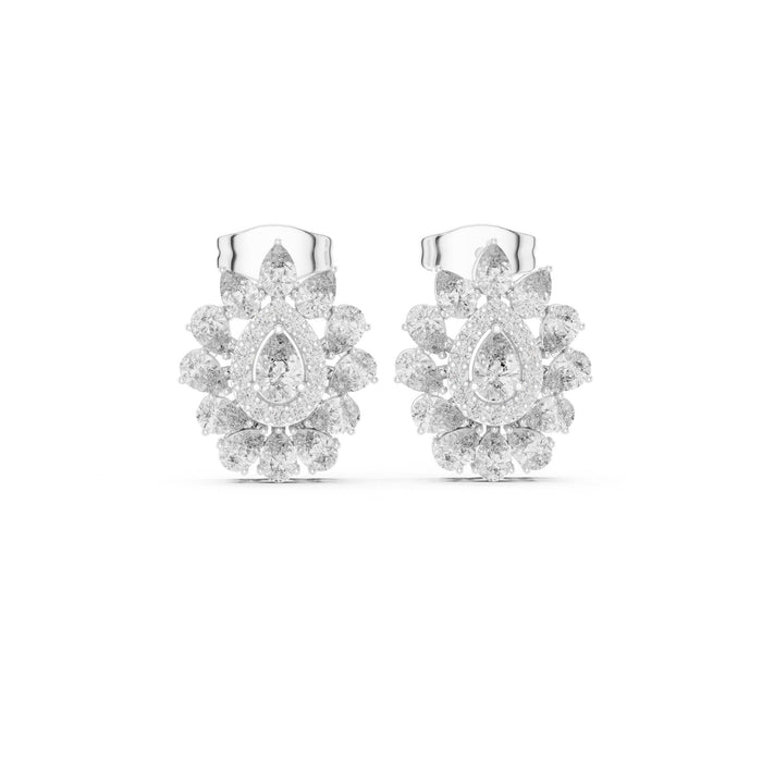 Mixed Stud Lab Grown Diamond Earrings