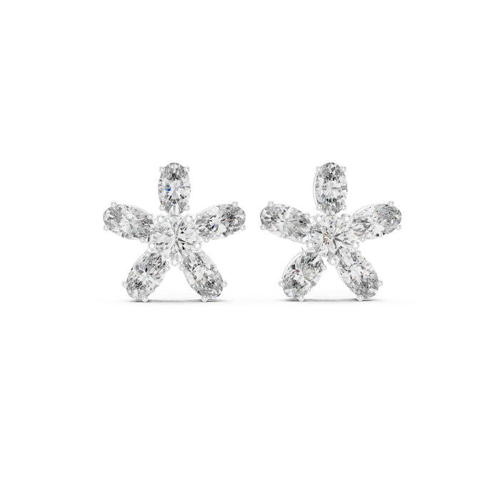 Mixed Stud Lab Grown Diamond Earrings