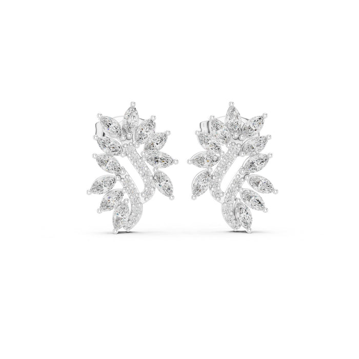Marquise Stud Lab Grown Diamond Earrings