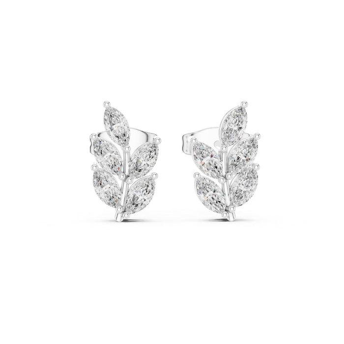 Marquise Stud Lab Grown Diamond Earrings