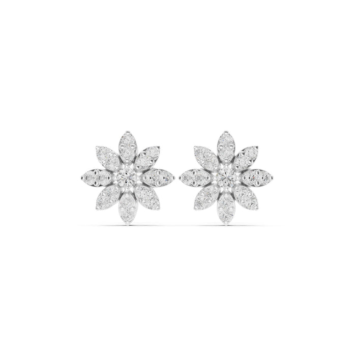 Marquise Stud Lab Grown Diamond Earrings