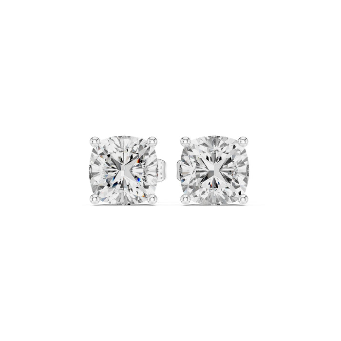 Cushion Stud Lab Grown Diamond Earrings