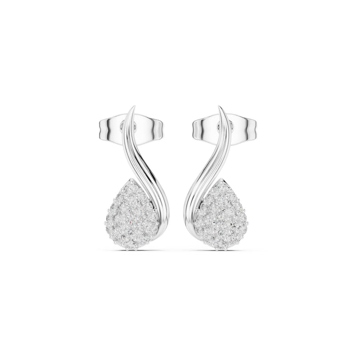 Round Climber Lab Grown Diamond Earrings
