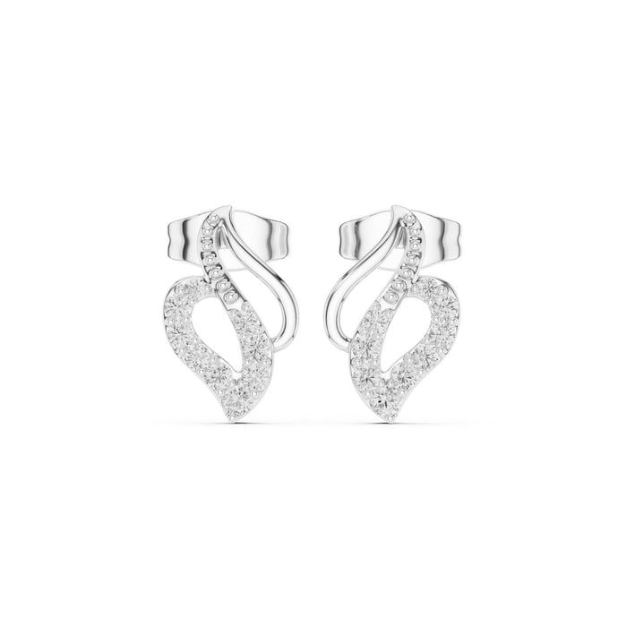 Round Stud Lab Grown Diamond Earrings