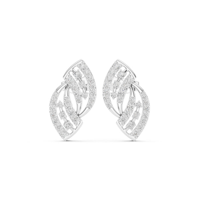 Round Stud Lab Grown Diamond Earrings
