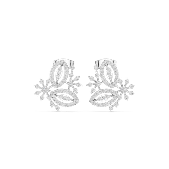 Mixed Dangle Lab Grown Diamond Earrings