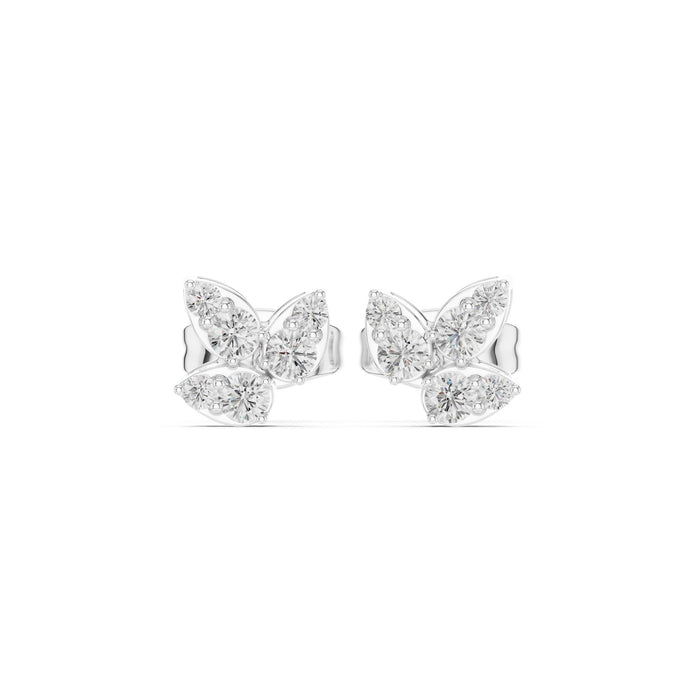 Round Stud Lab Grown Diamond Earrings