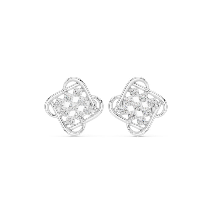 Round Stud Lab Grown Diamond Earrings