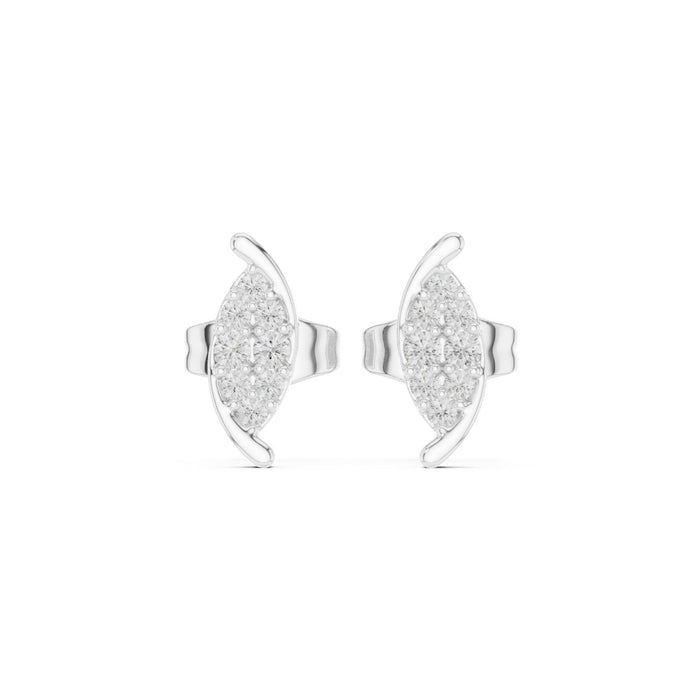 Round Stud Lab Grown Diamond Earrings