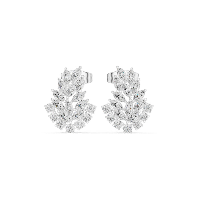 Marquise Cluster Lab Grown Diamond Earrings