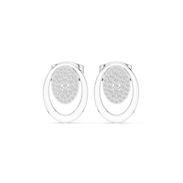 Round Stud Lab Grown Diamond Earrings