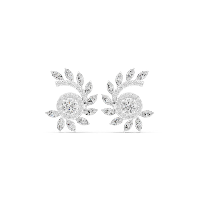 Marquise Stud Lab Grown Diamond Earrings
