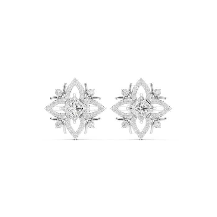 Princess Stud Lab Grown Diamond Earrings