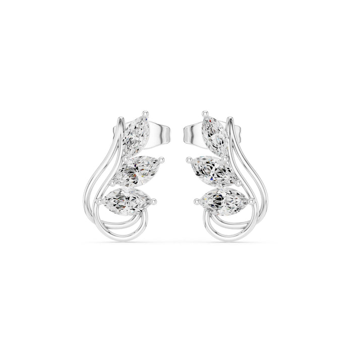 Marquise Climber Lab Grown Diamond Earrings