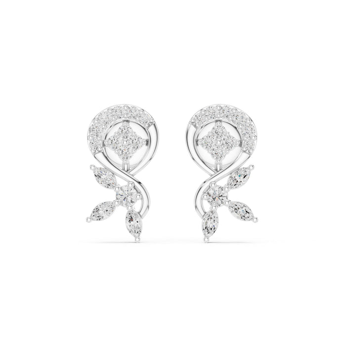 Mixed Stud Lab Grown Diamond Earrings