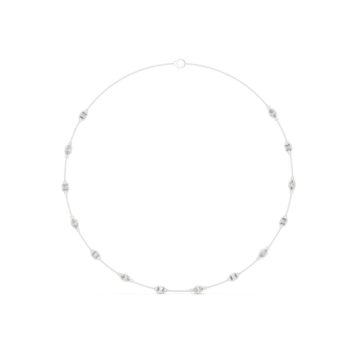 Mixed Station Lab Grown Diamond Necklace