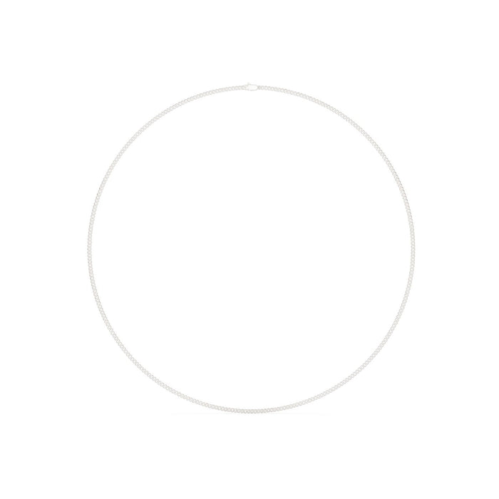 Round Chain Lab Grown Diamond Necklace