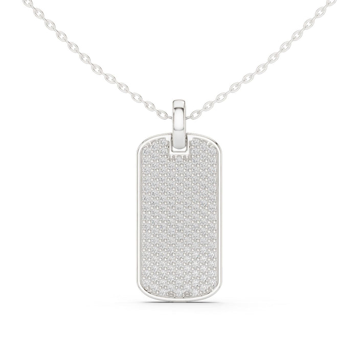 Round Pendant Lab Grown Diamond Necklace