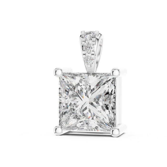 Princess Pendant Lab Grown Diamond Necklace